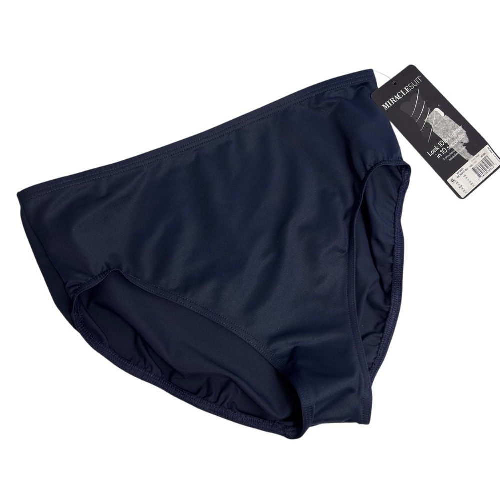 MIRACLESUIT MIDNIGHT BLUE WOMEN SWIMMING BIKINI BOTTOM SIZE US 16 BRAND NEW